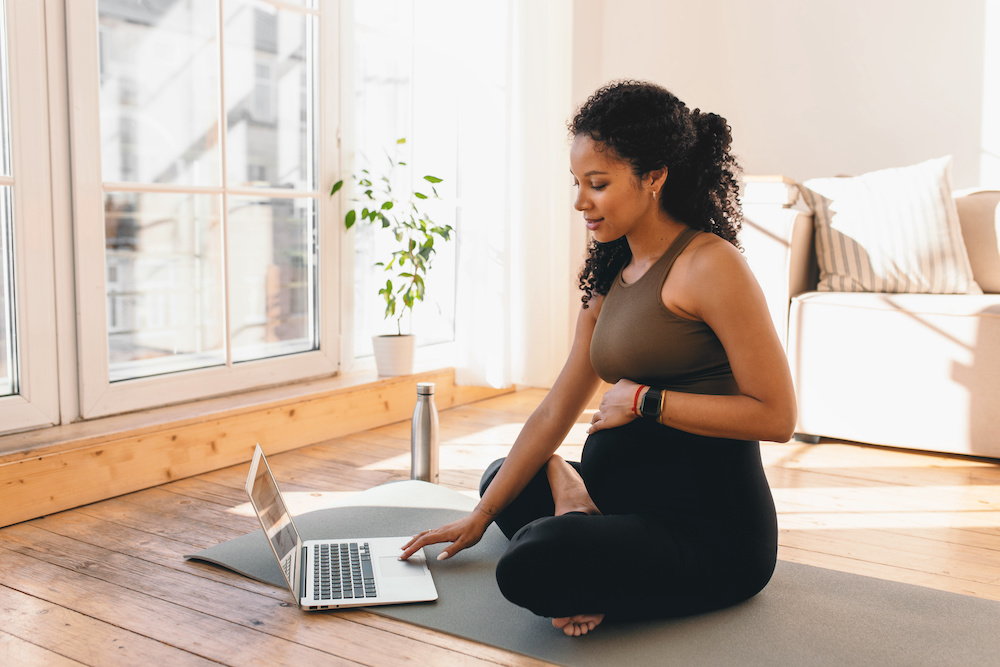 virtual perinatal yoga and online postpartum yoga for depression and anxiety